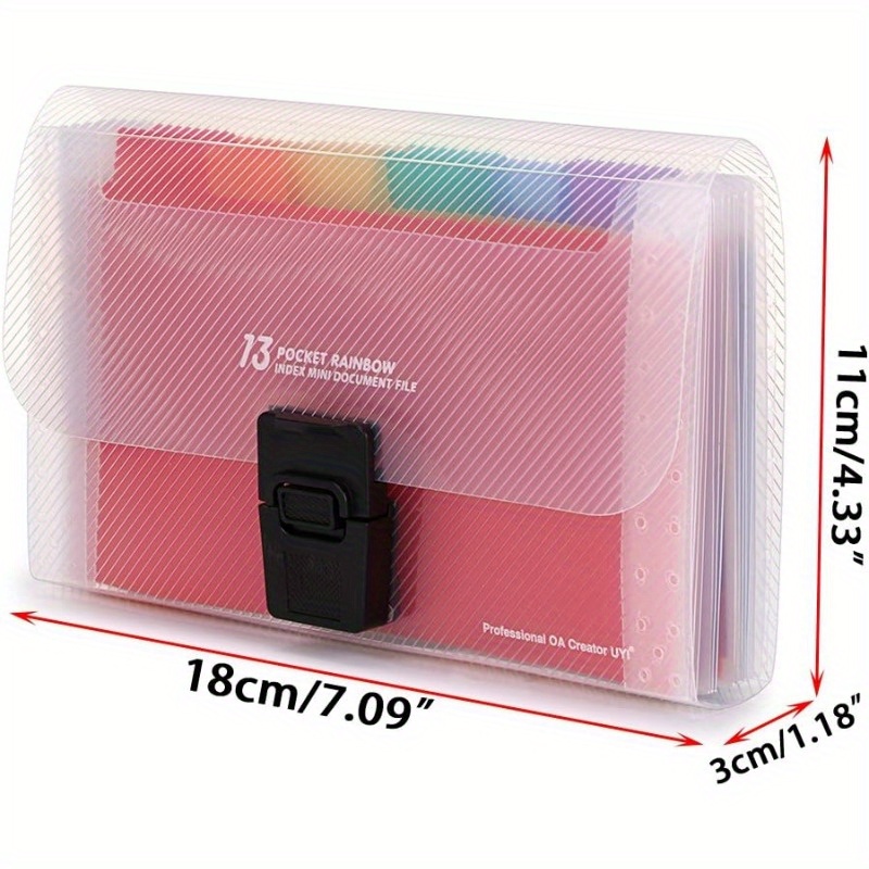 A6 Expanding File Organizer 13 - Expandable Accordion File Folder 13 Pockets 评论和价格