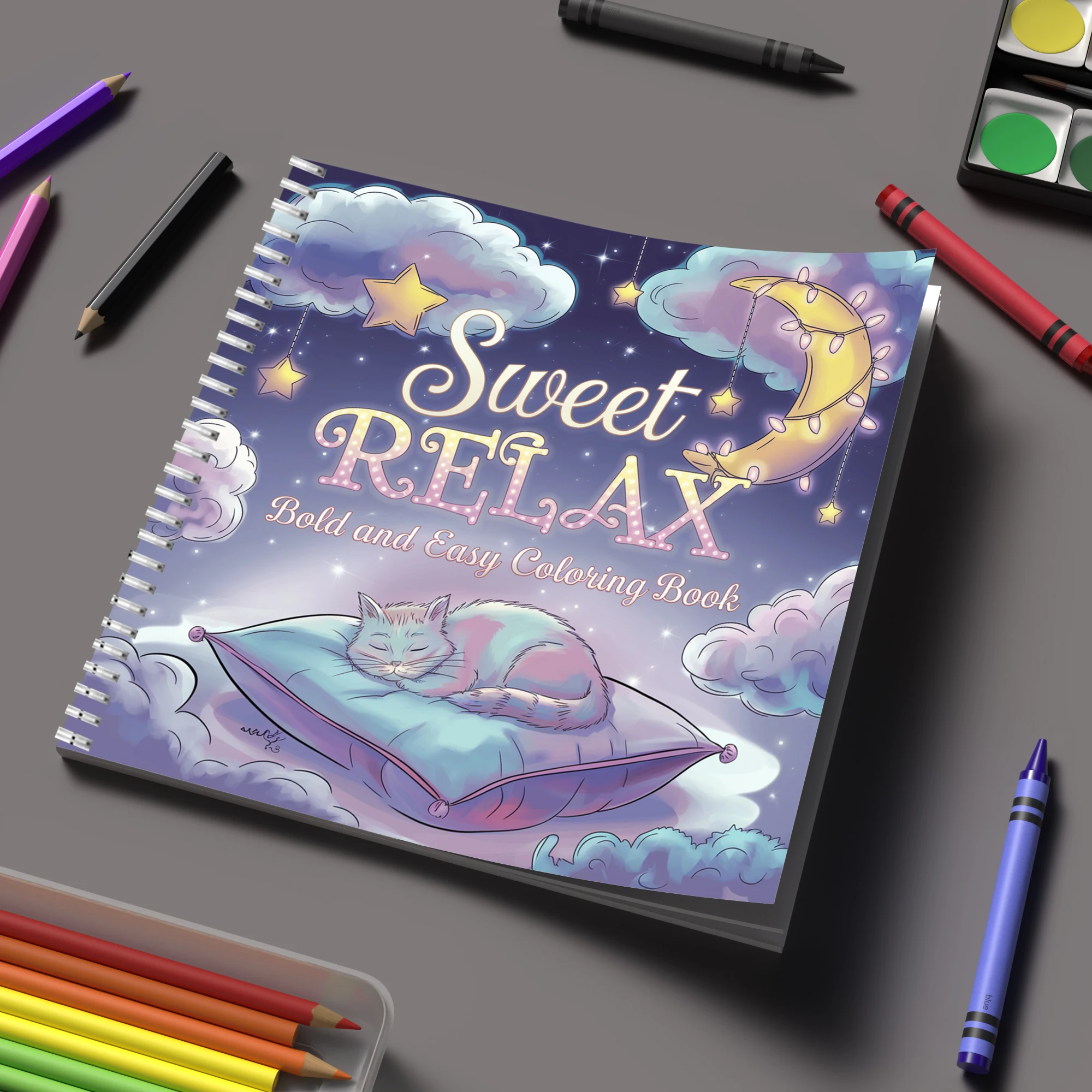 Coloring Book Sweet Relax for  - School Supplies 评论和价格