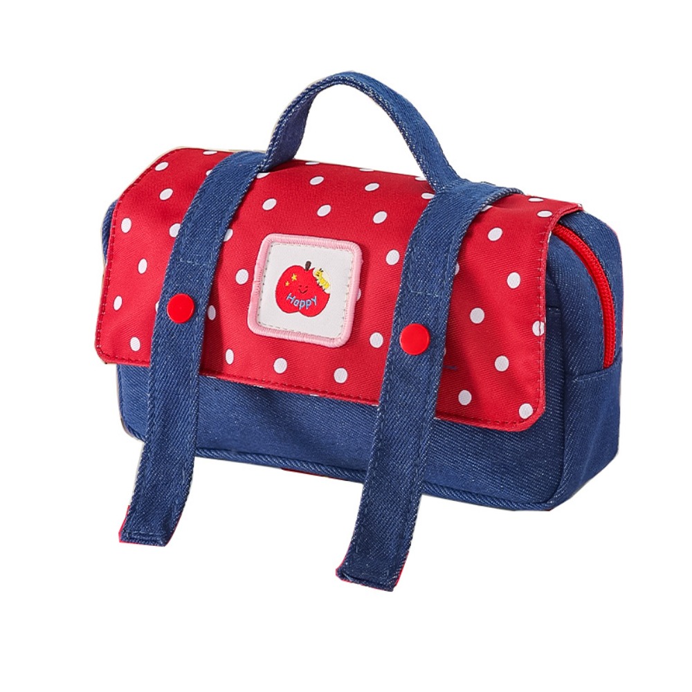 Denim Fruit Cowboy Pencil Case - Aesthetic Large Pencil Case Pouch 评论和价格