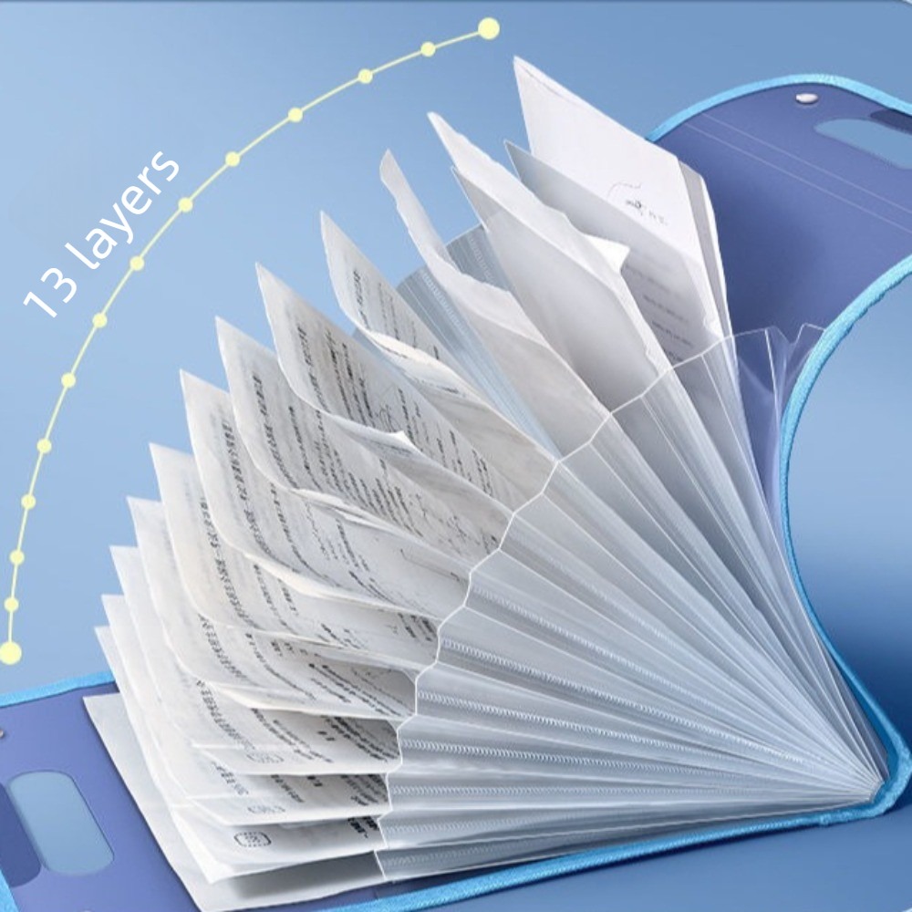 Translucent Accordion File Fol - Expandable Accordion File Folder 13 Pockets 评论和价格