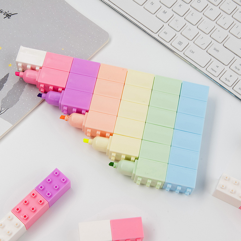 6pcs Pastel Color Body Buildin - Pastel Highlighter Set Double Ended 评论和价格