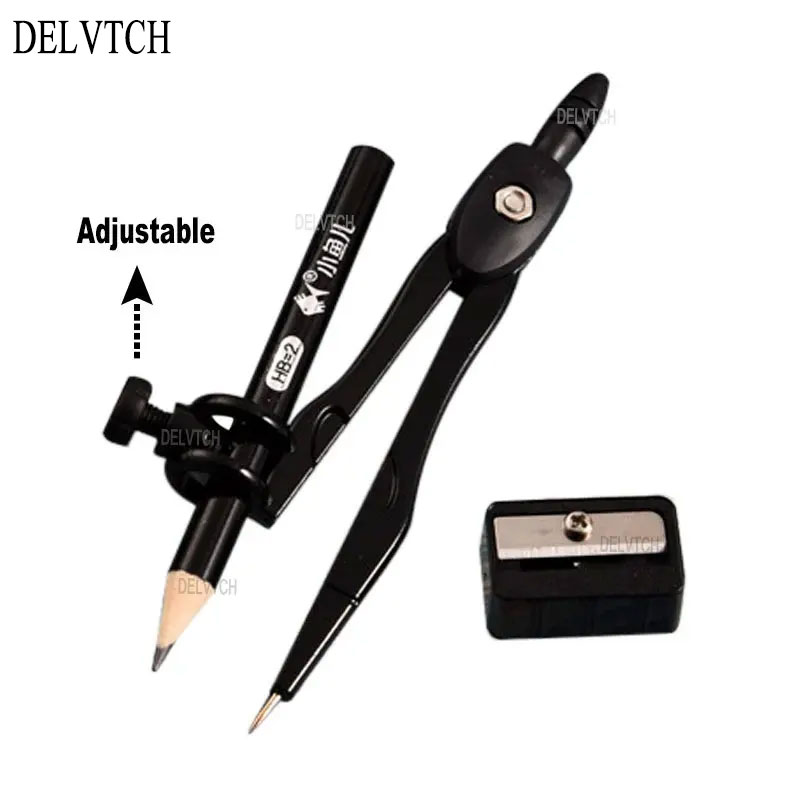 3Pcs Set Metal Compasses With  - Math Geometry Set With Compass 评论和价格
