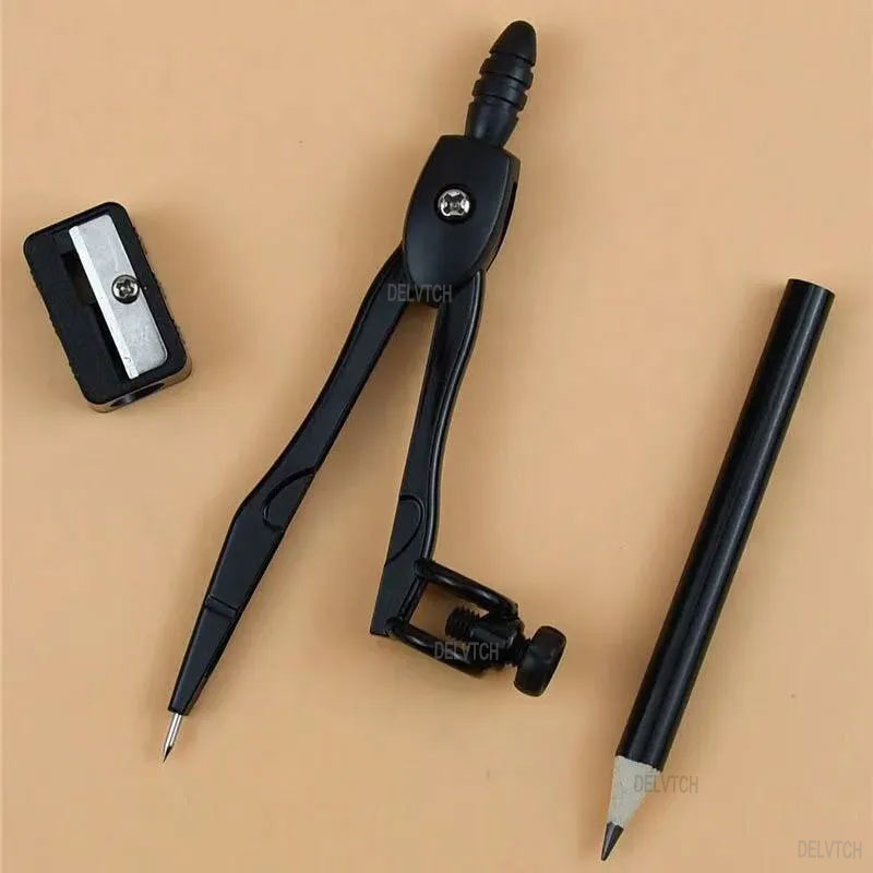 3Pcs Set Metal Compasses With  - Math Geometry Set With Compass 评论和价格