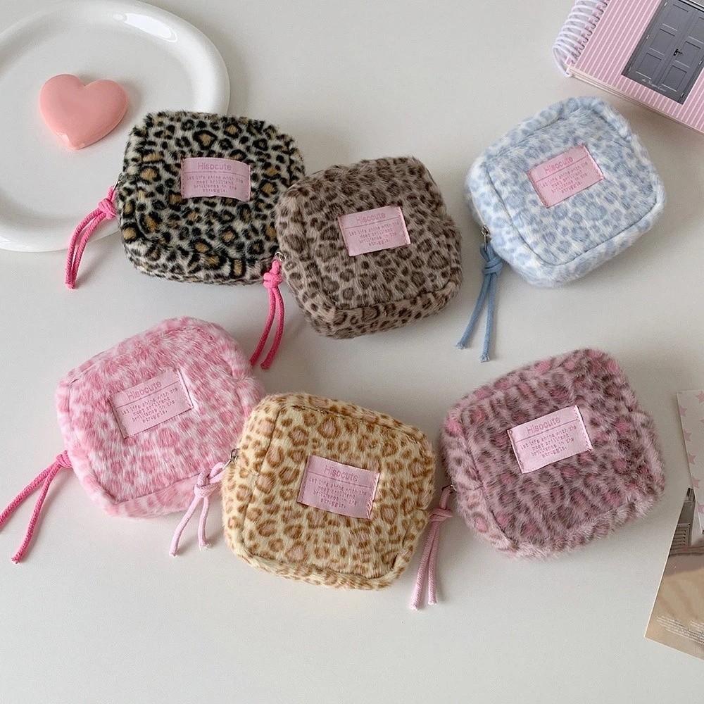 Pen Bag Leopard Stationery Bag - Aesthetic Large Pencil Case Pouch 评论和价格