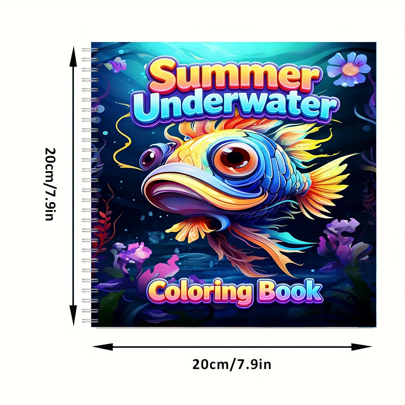 Summer Underwater Coloring Boo - School Supplies 评论和价格