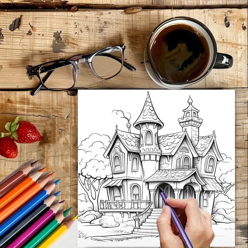 Haunted House Coloring Book fo - School Supplies 评论和价格