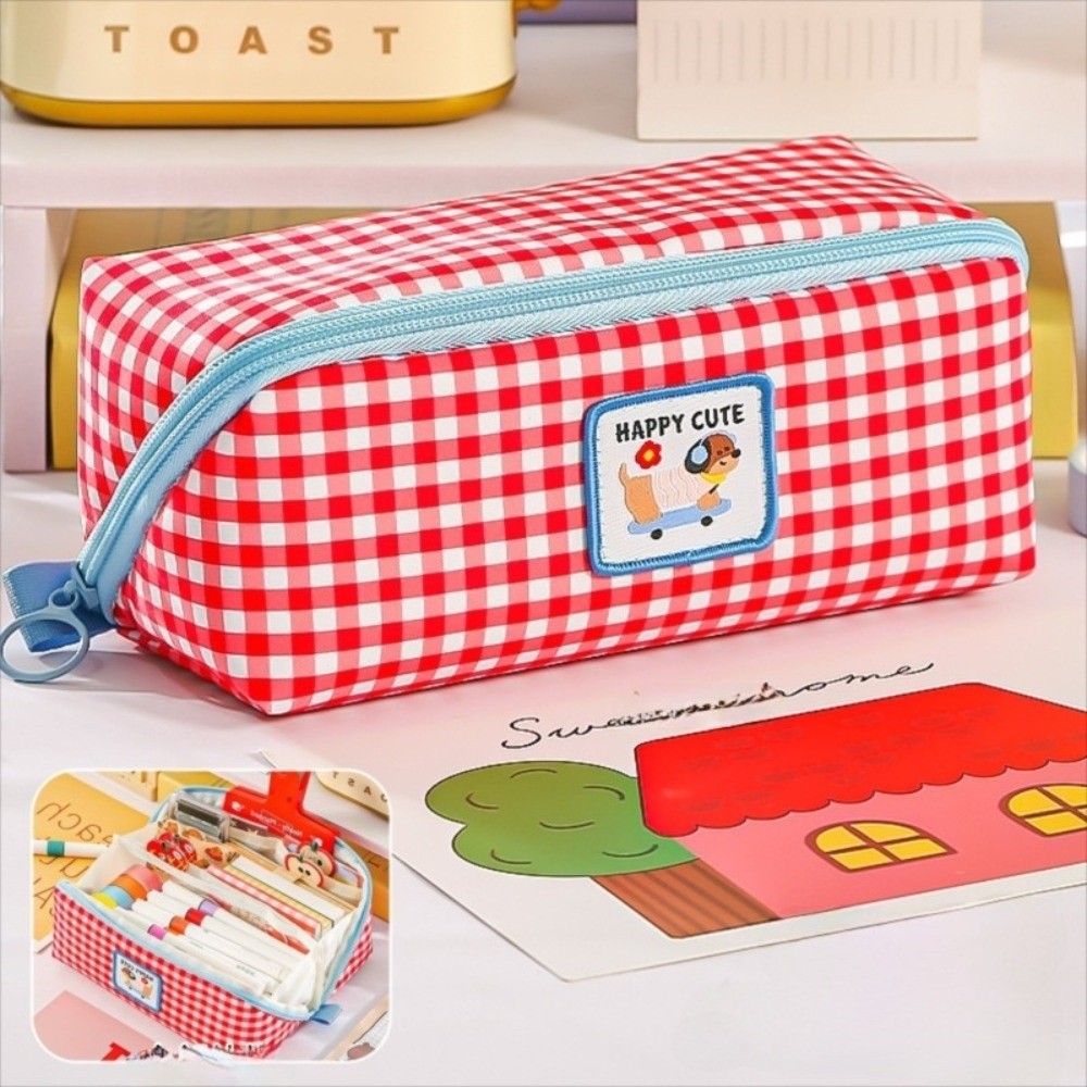 Korean Style Prism Pencil Case - Aesthetic Large Pencil Case Pouch 评论和价格