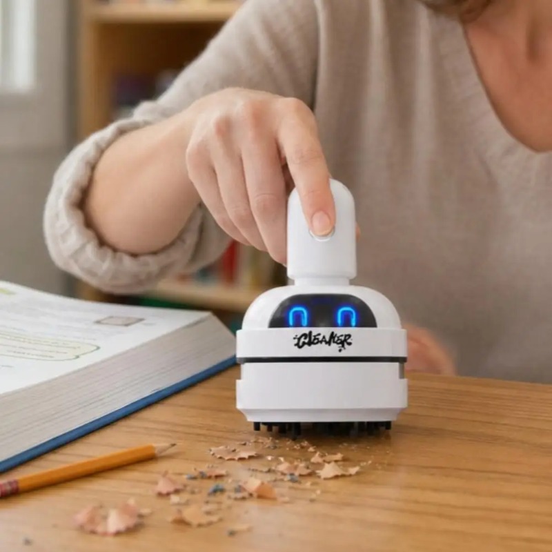 Desktop Cleaner Vacuum Cleaner - Mini Desktop Vacuum Cleaner For Eraser Dust 评论和价格