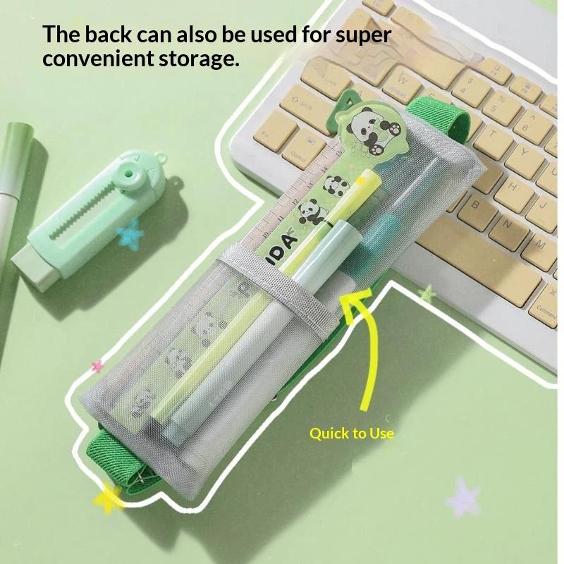 Transparent Mesh Pencil Pouch  - Clear Mesh Pencil Pouch For Exam 评论和价格